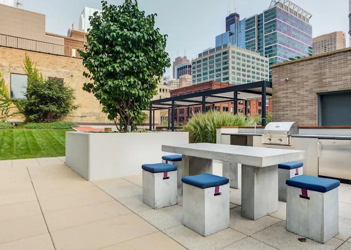 W Loop 1br W Deck Pool Gym 3 Blocks To L Chi-645 Apartment Chicago